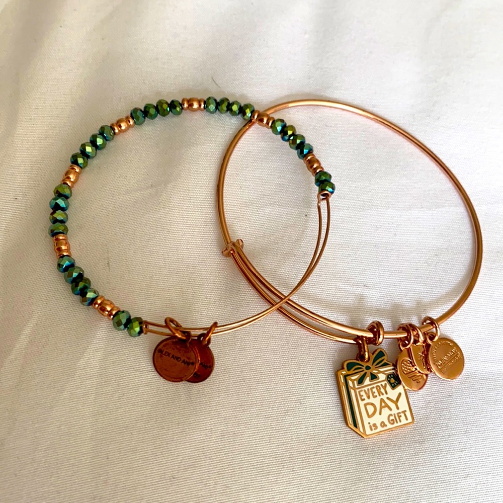 Alex and Ani bracelet set